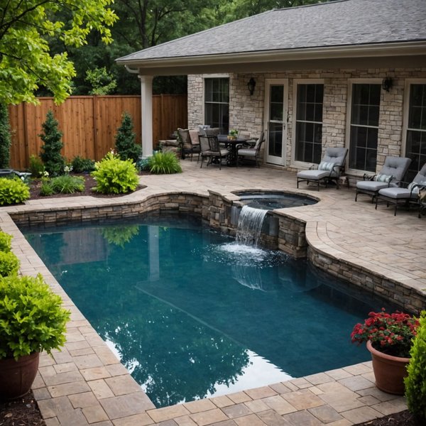 Quelle est la meilleure façon de gérer l'eau de pluie autour de votre piscine?