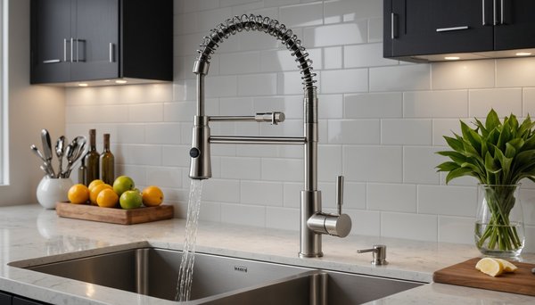 Sublimez votre cuisine avec un robinet de luxe moderne